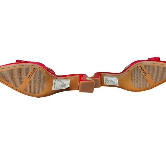 J Renee Raziella Red Heels Size 7 | Sample Sale 2021 | 2-Inch Kitten Heel - Picture 4 of 4